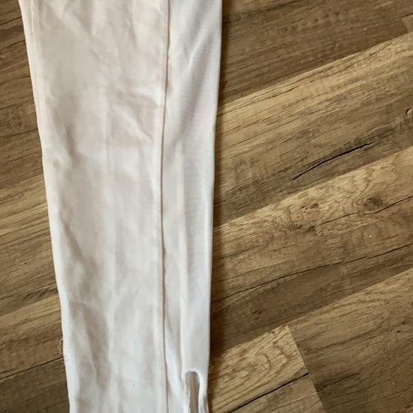 Popflex Activewear White Leggings Sz 4 GUC - Picture 4 of 4